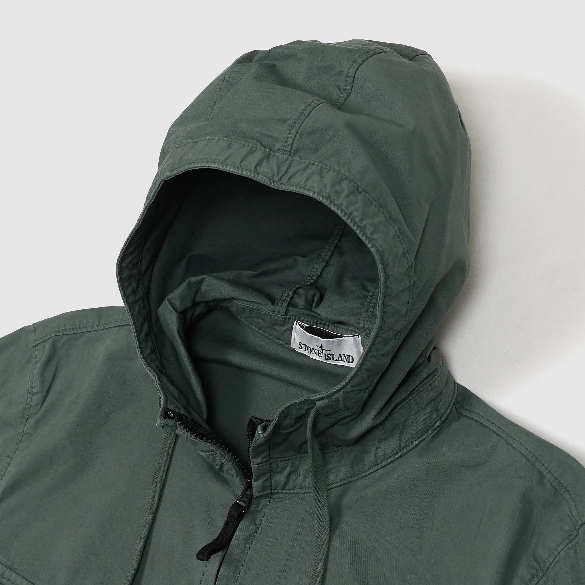 Stone Island Hooded SUPIMA® Cotton Twill Stretch TC Jacket