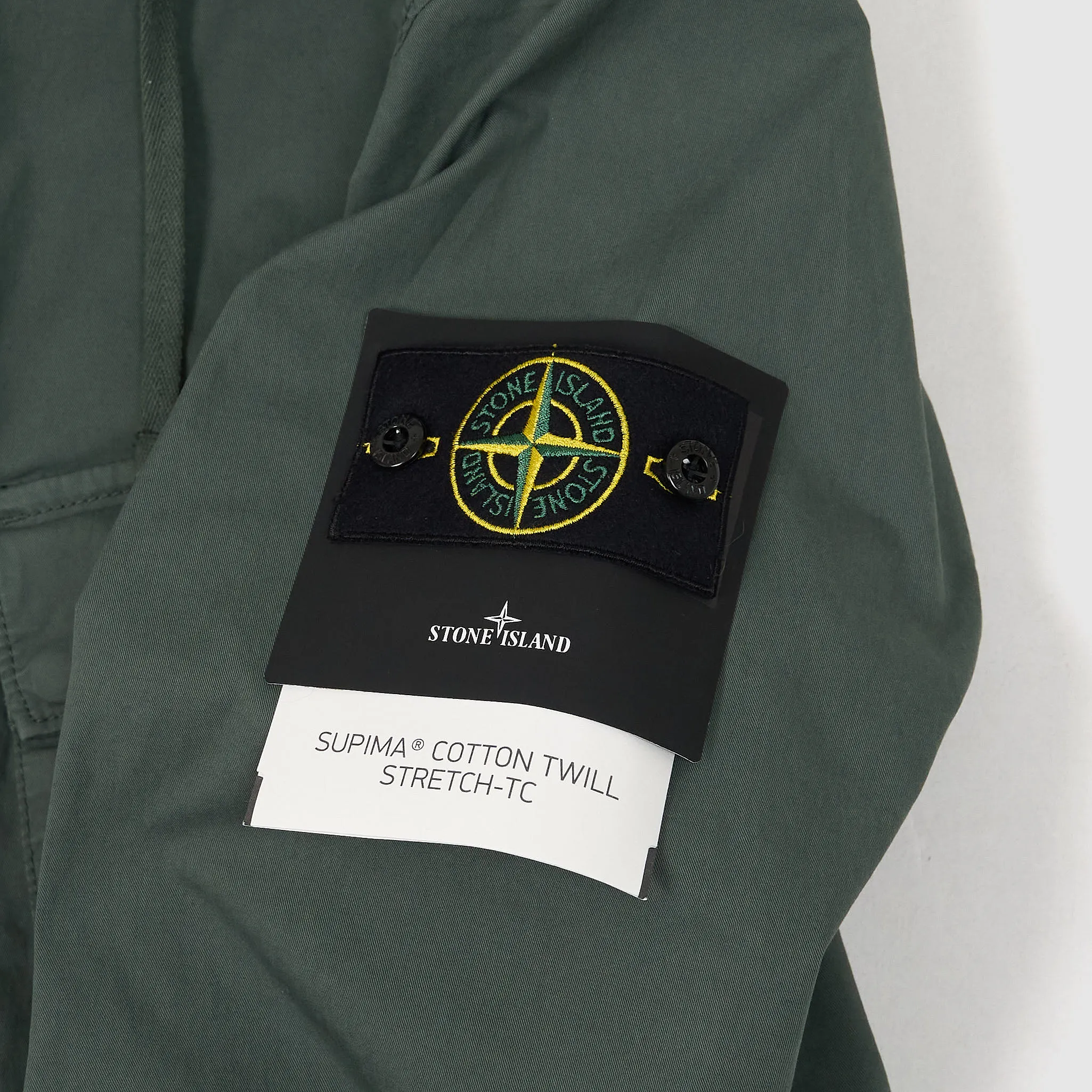 Stone Island Hooded SUPIMA® Cotton Twill Stretch TC Jacket