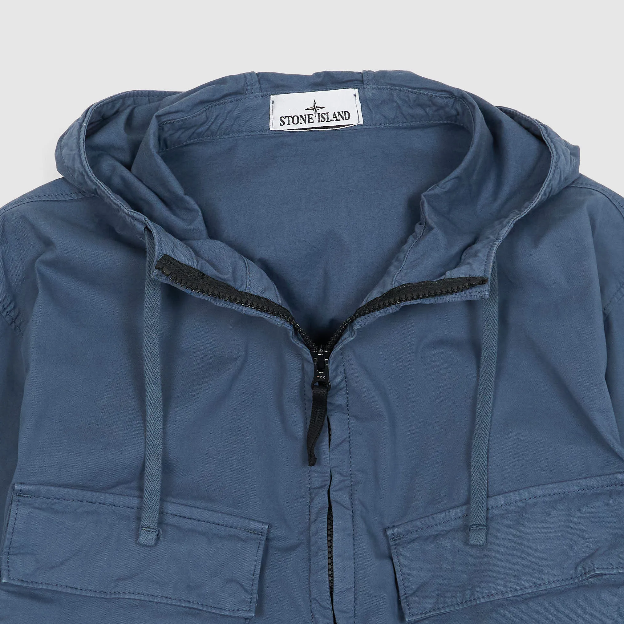 Stone Island Hooded SUPIMA® Cotton Twill Stretch TC Jacket