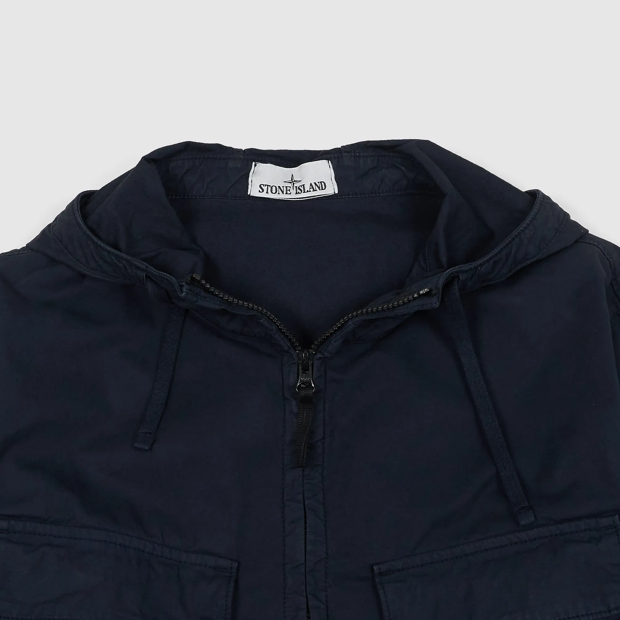 Stone Island Hooded SUPIMA® Cotton Twill Stretch TC Jacket