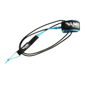 Straight 10' Long Board Surf Leash - Blue