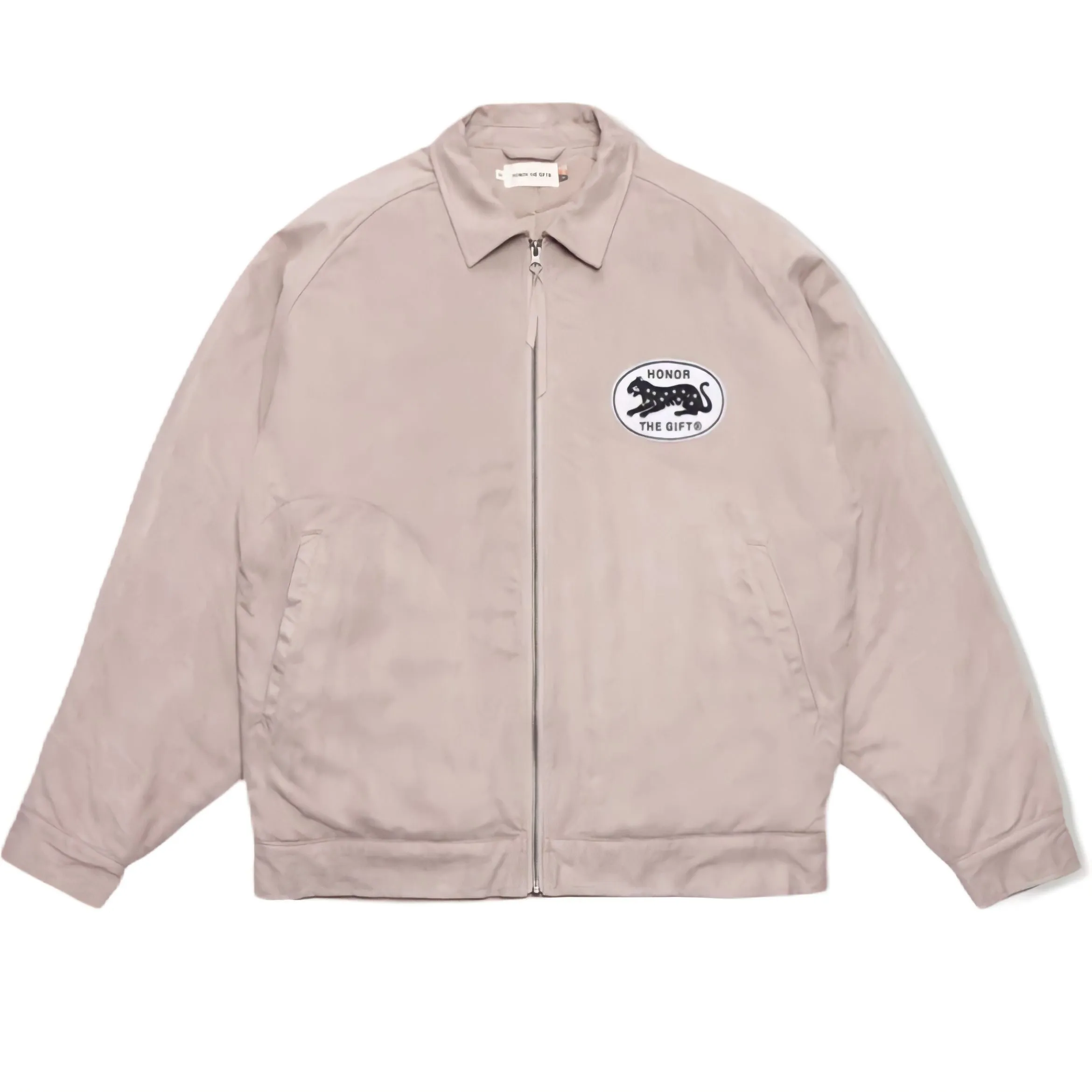 Sueded Band Jacket - Grey