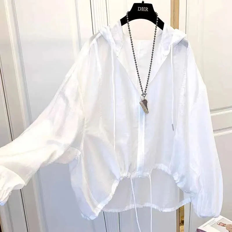 Sun-Proof Thin Loose See Through Lightweight Summer Jackets