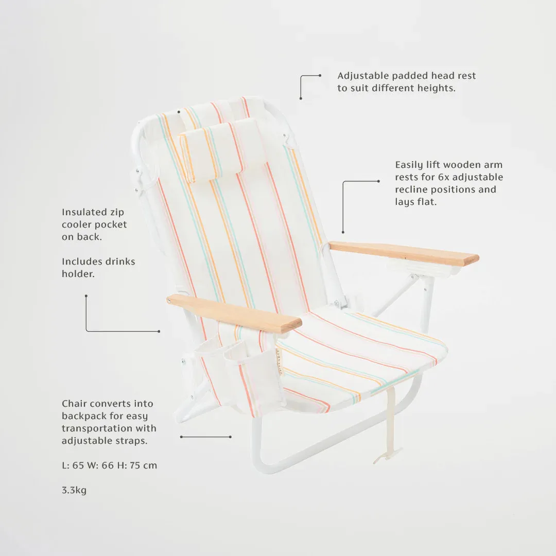 SUNNYLiFE Luxe Beach Chair Rio Sun Multi Stripe