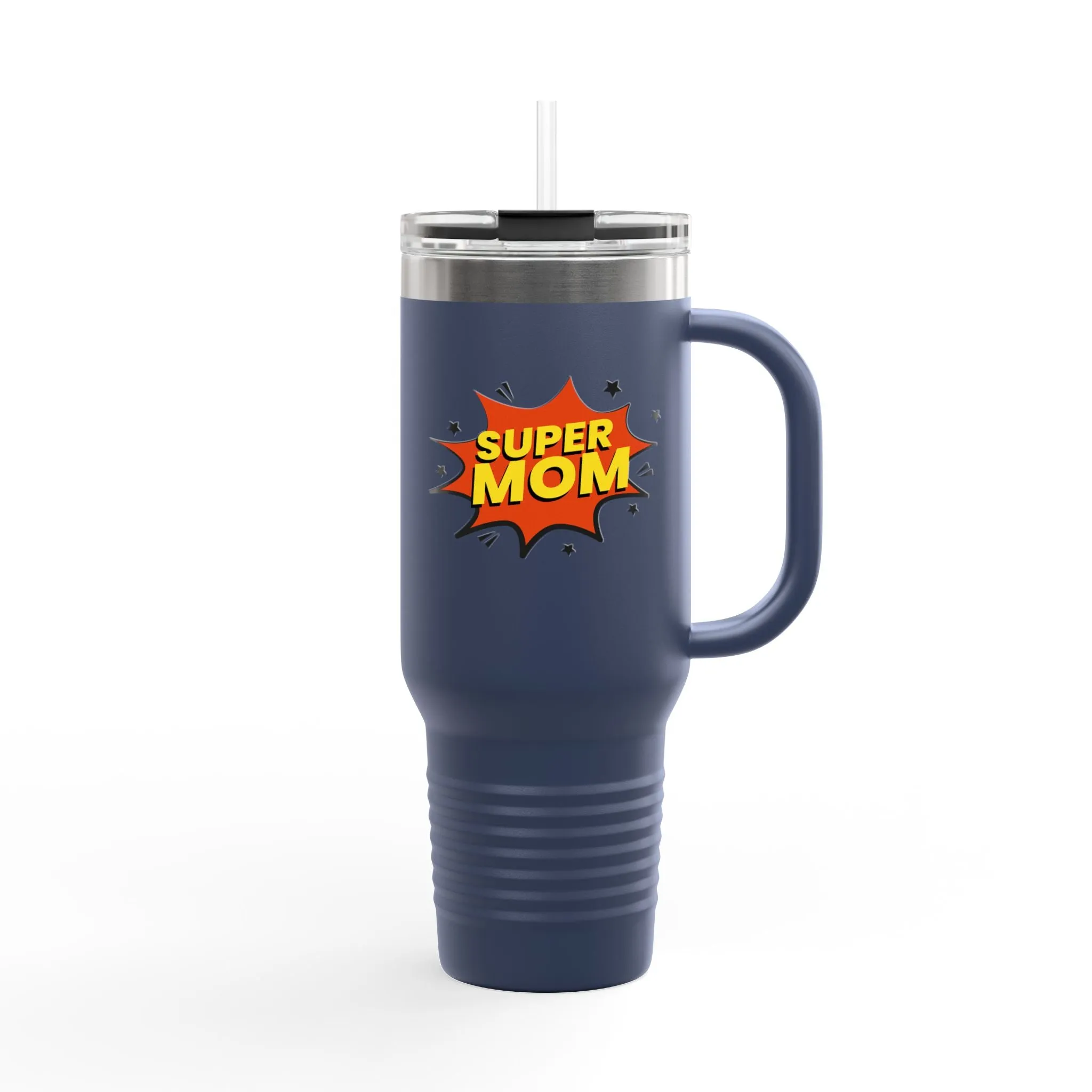 Super Mom Insulated Travel Mug - 40oz - Perfect Gift for Mother's Day