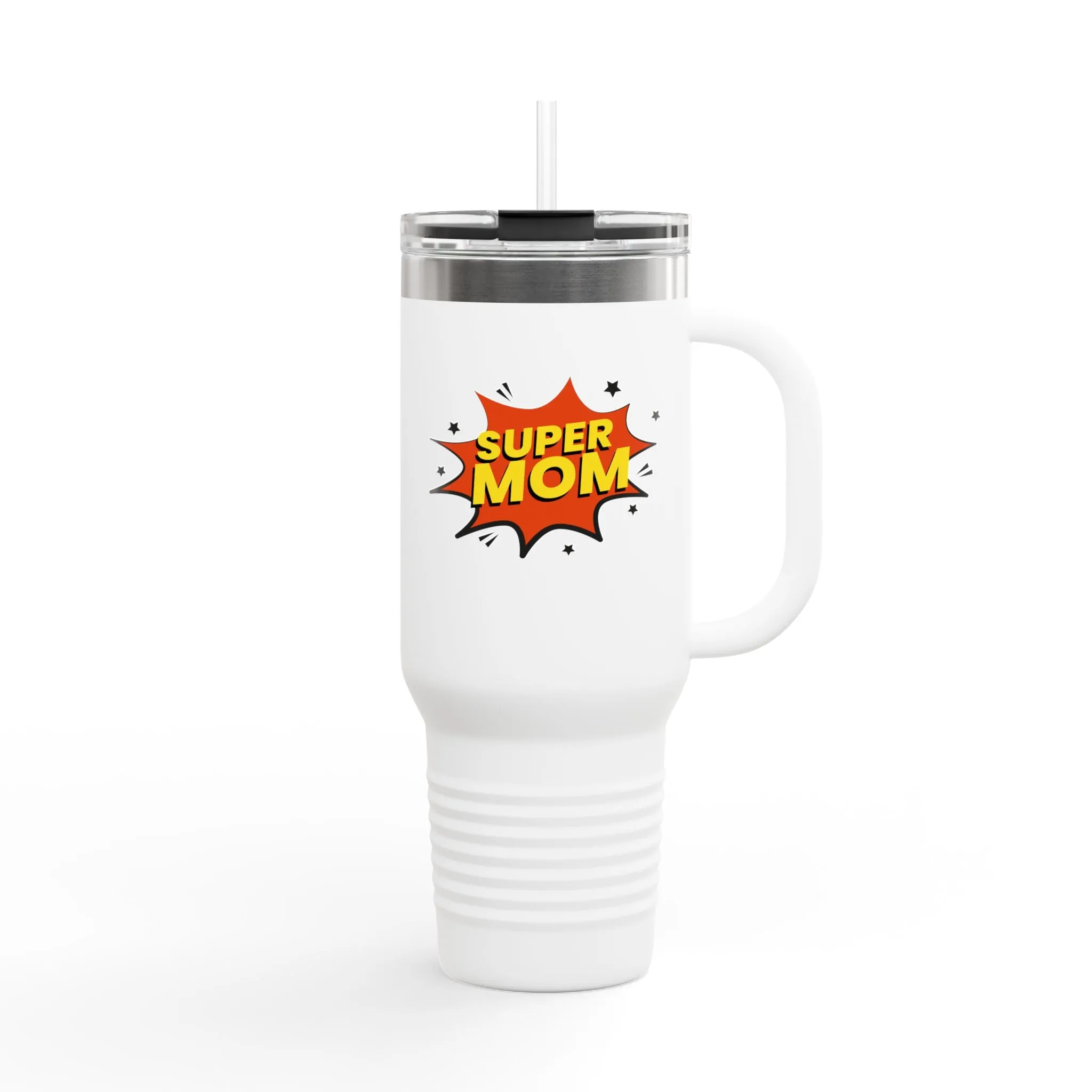 Super Mom Insulated Travel Mug - 40oz - Perfect Gift for Mother's Day