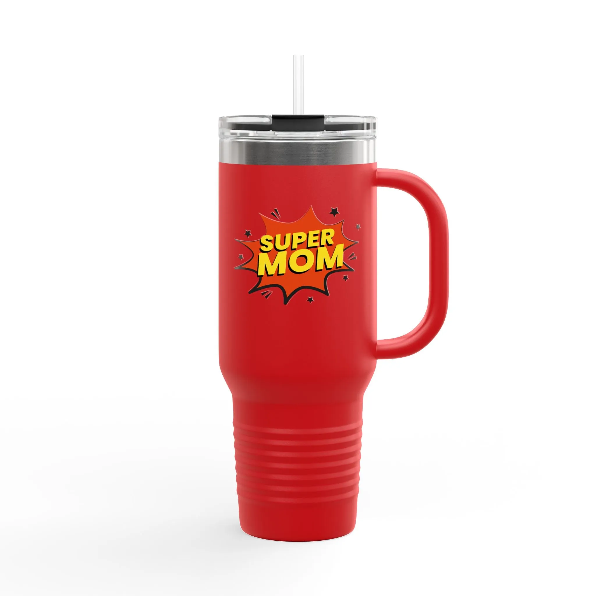 Super Mom Insulated Travel Mug - 40oz - Perfect Gift for Mother's Day