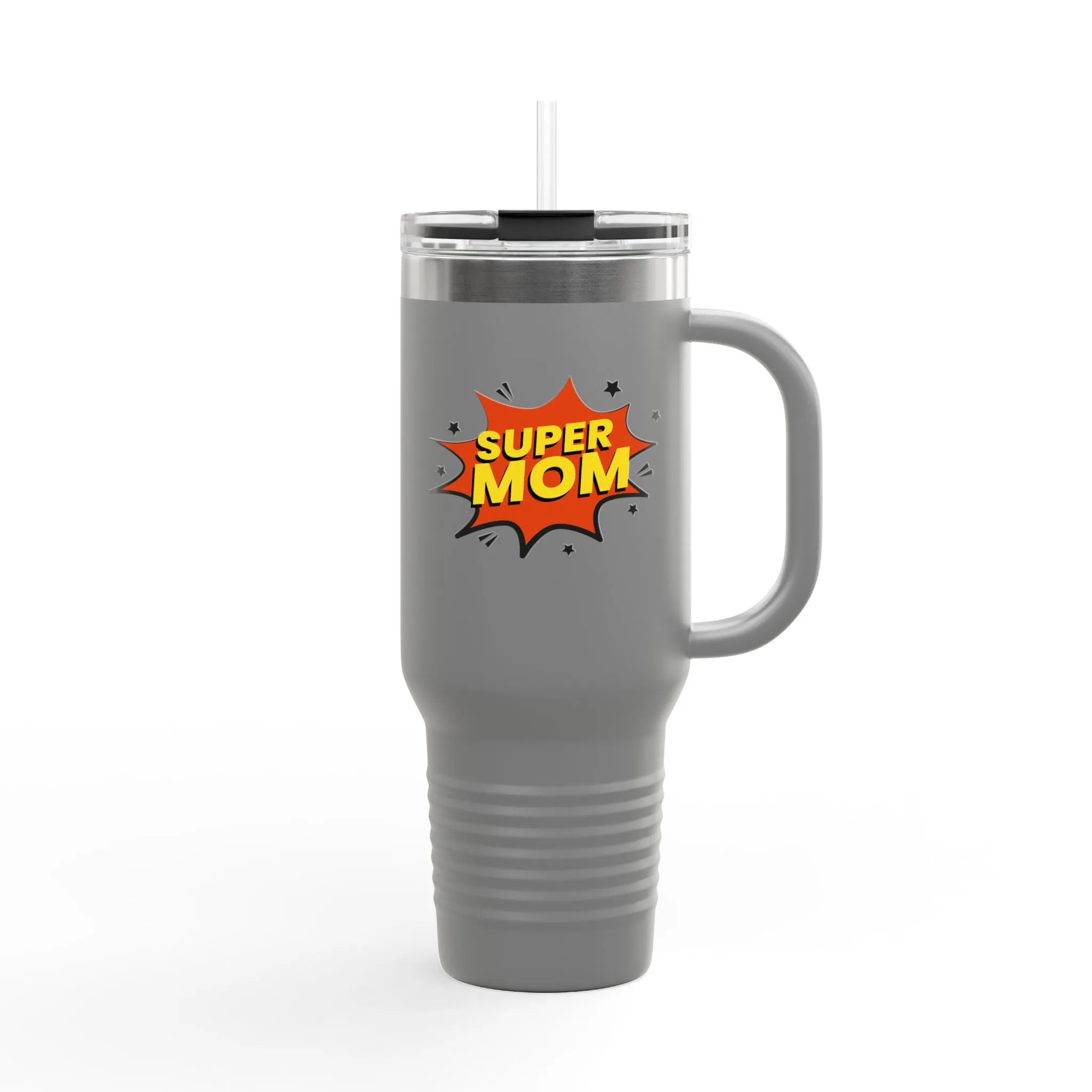 Super Mom Insulated Travel Mug - 40oz - Perfect Gift for Mother's Day
