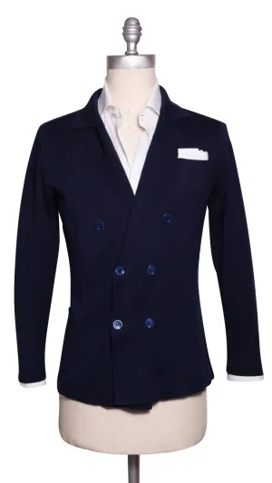 Svevo Parma Navy Blue Cotton Resort Jacket - (1823)
