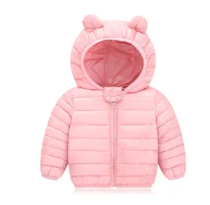 Teddy Bear Coat - Baby Pink