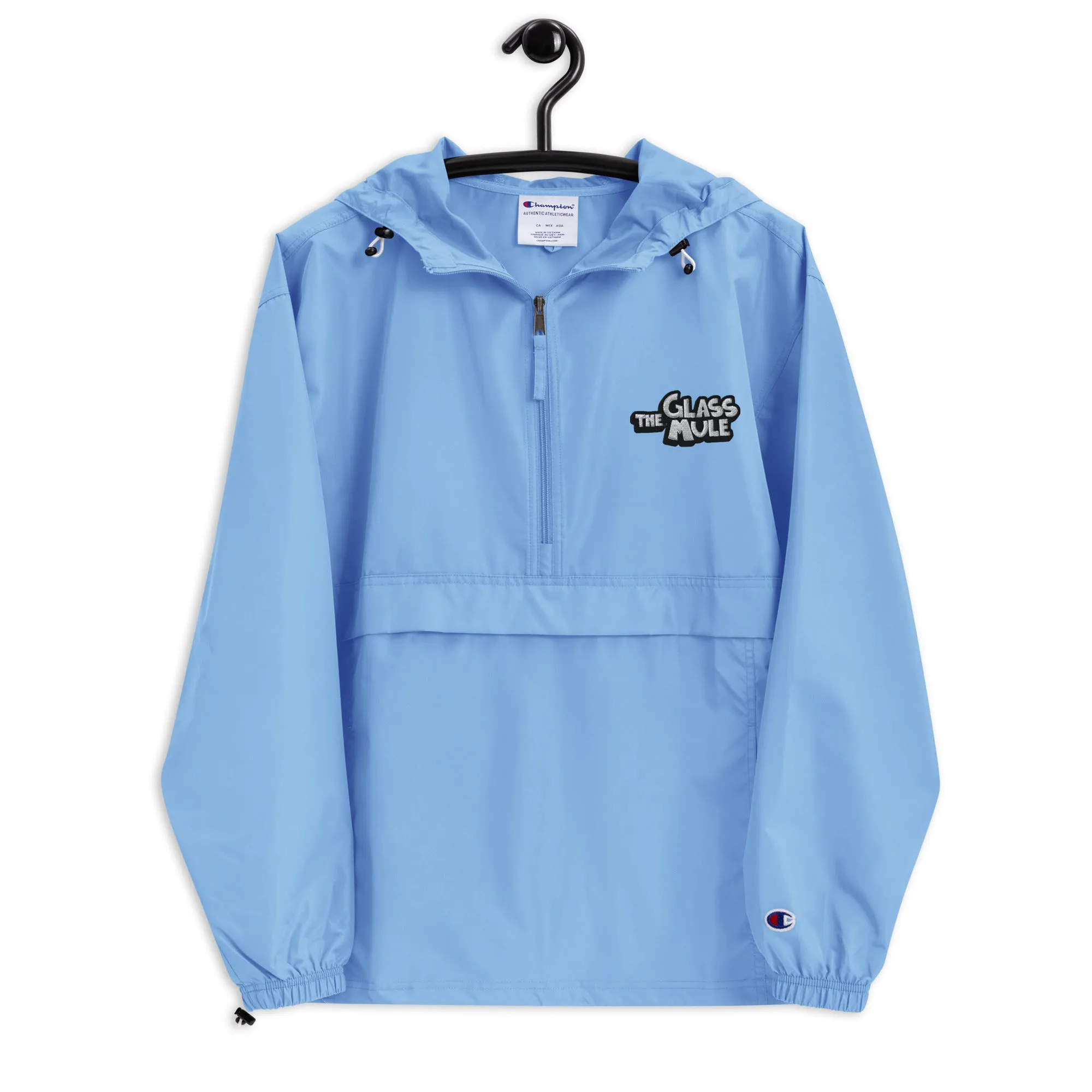 The Glass Mule Embroidered Champion Packable Jacket