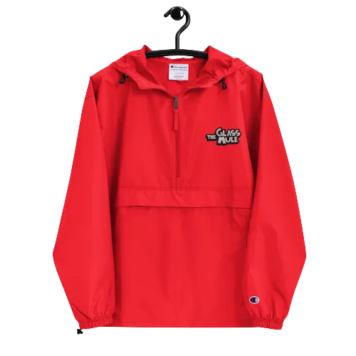 The Glass Mule Embroidered Champion Packable Jacket