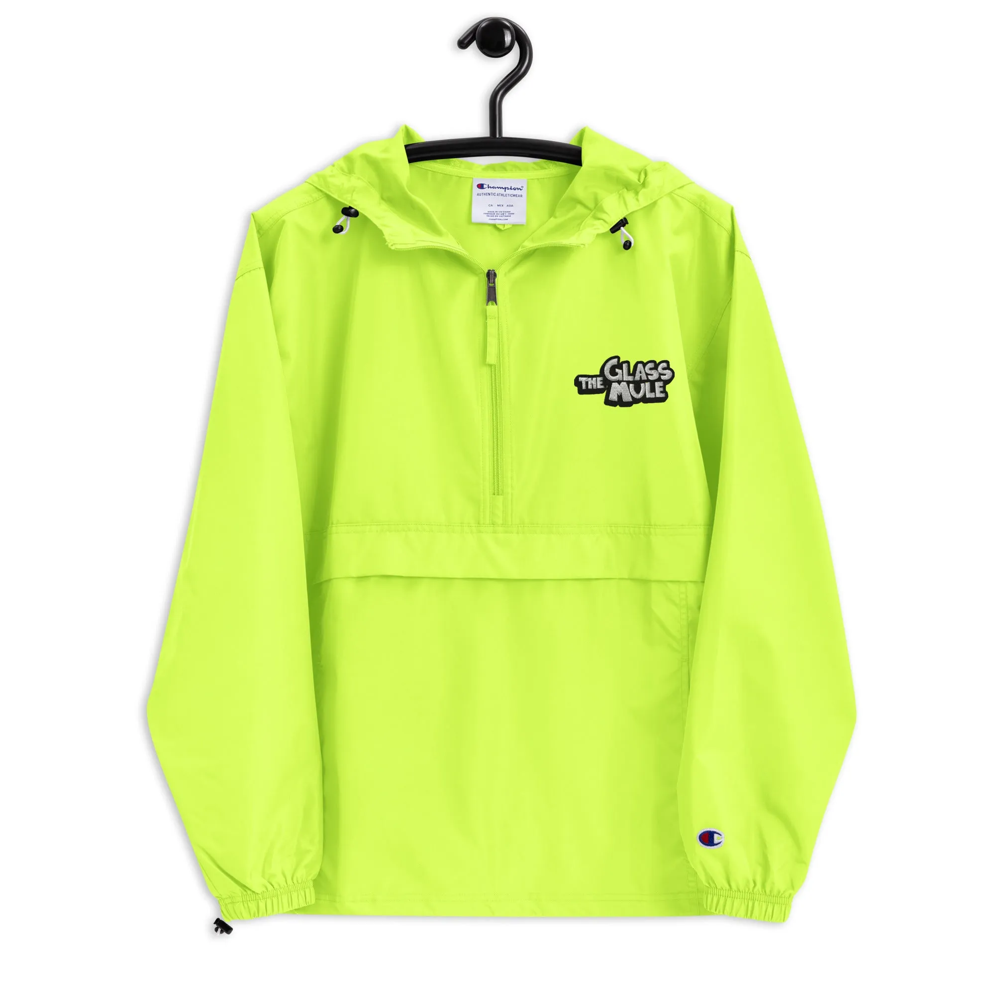 The Glass Mule Embroidered Champion Packable Jacket