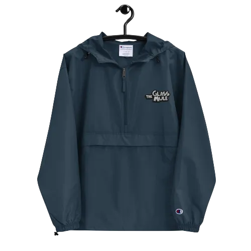 The Glass Mule Embroidered Champion Packable Jacket