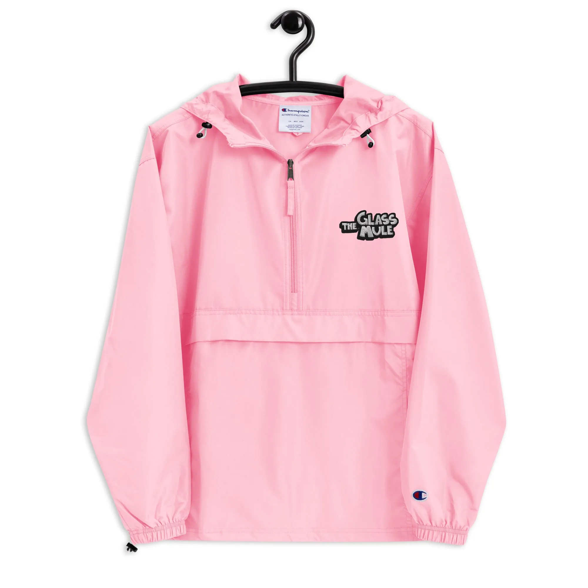 The Glass Mule Embroidered Champion Packable Jacket