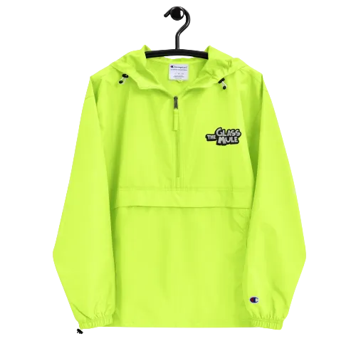 The Glass Mule Embroidered Champion Packable Jacket