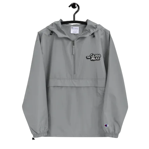 The Glass Mule Embroidered Champion Packable Jacket
