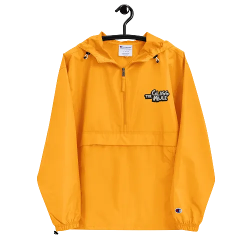 The Glass Mule Embroidered Champion Packable Jacket