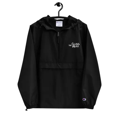 The Glass Mule Embroidered Champion Packable Jacket