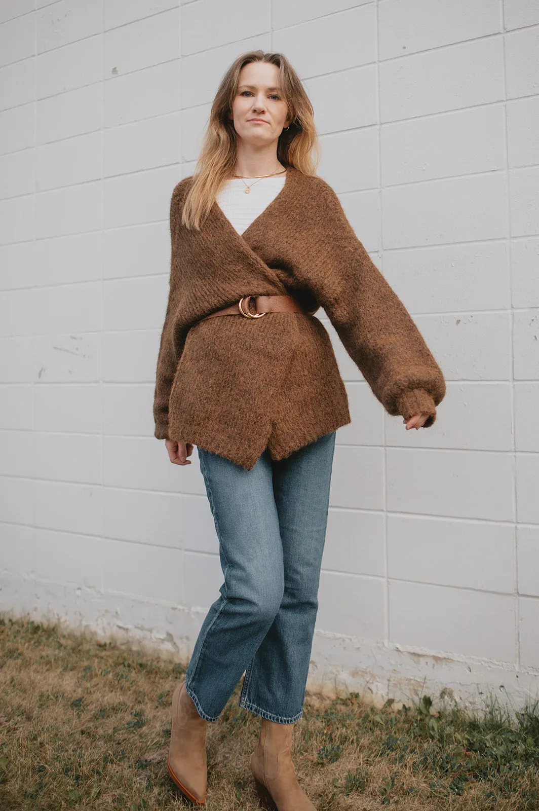 The Marlowe Cardigan x Cutcake - Espresso - PLUS