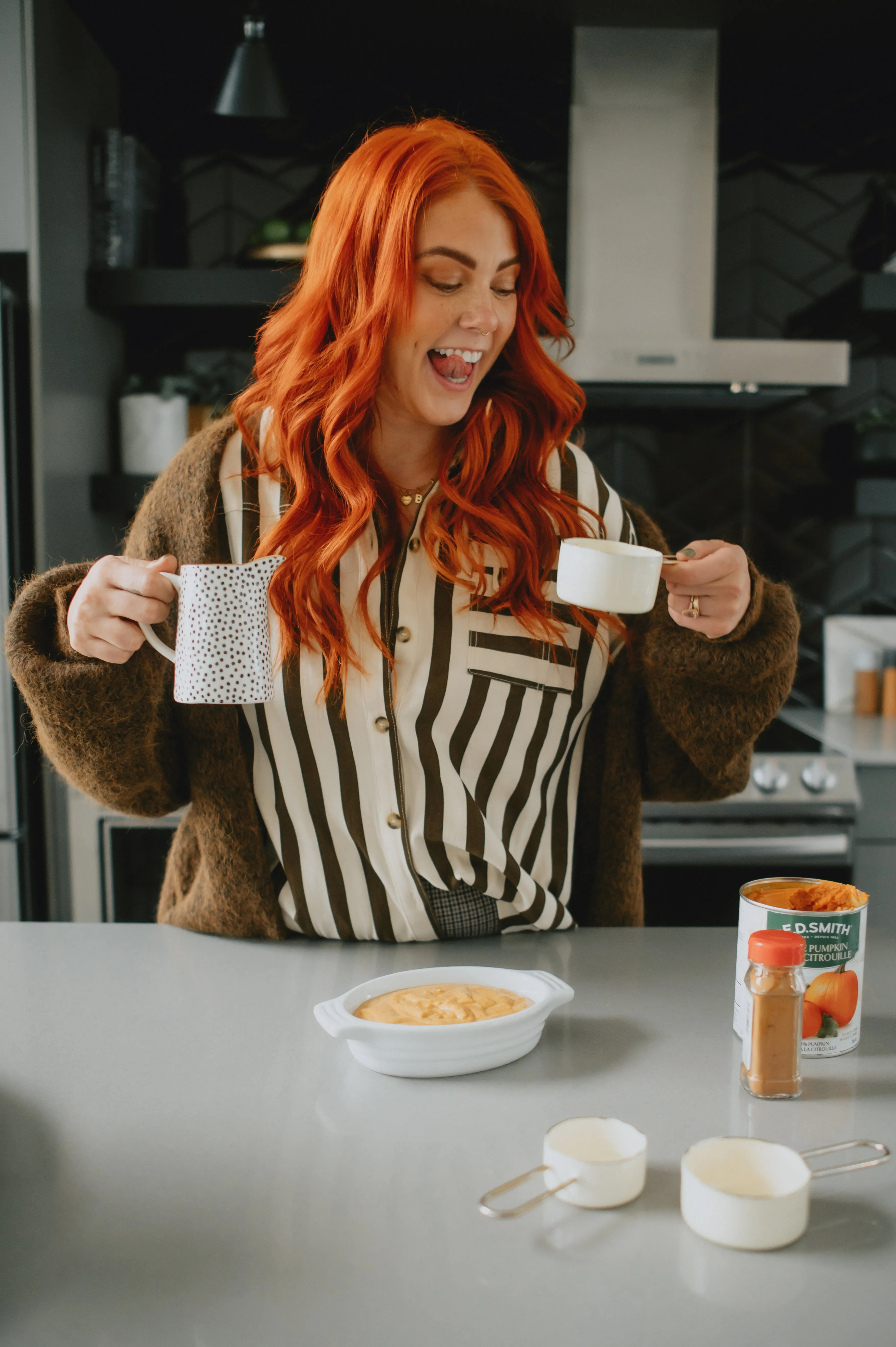 The Marlowe Cardigan x Cutcake - Espresso - PLUS