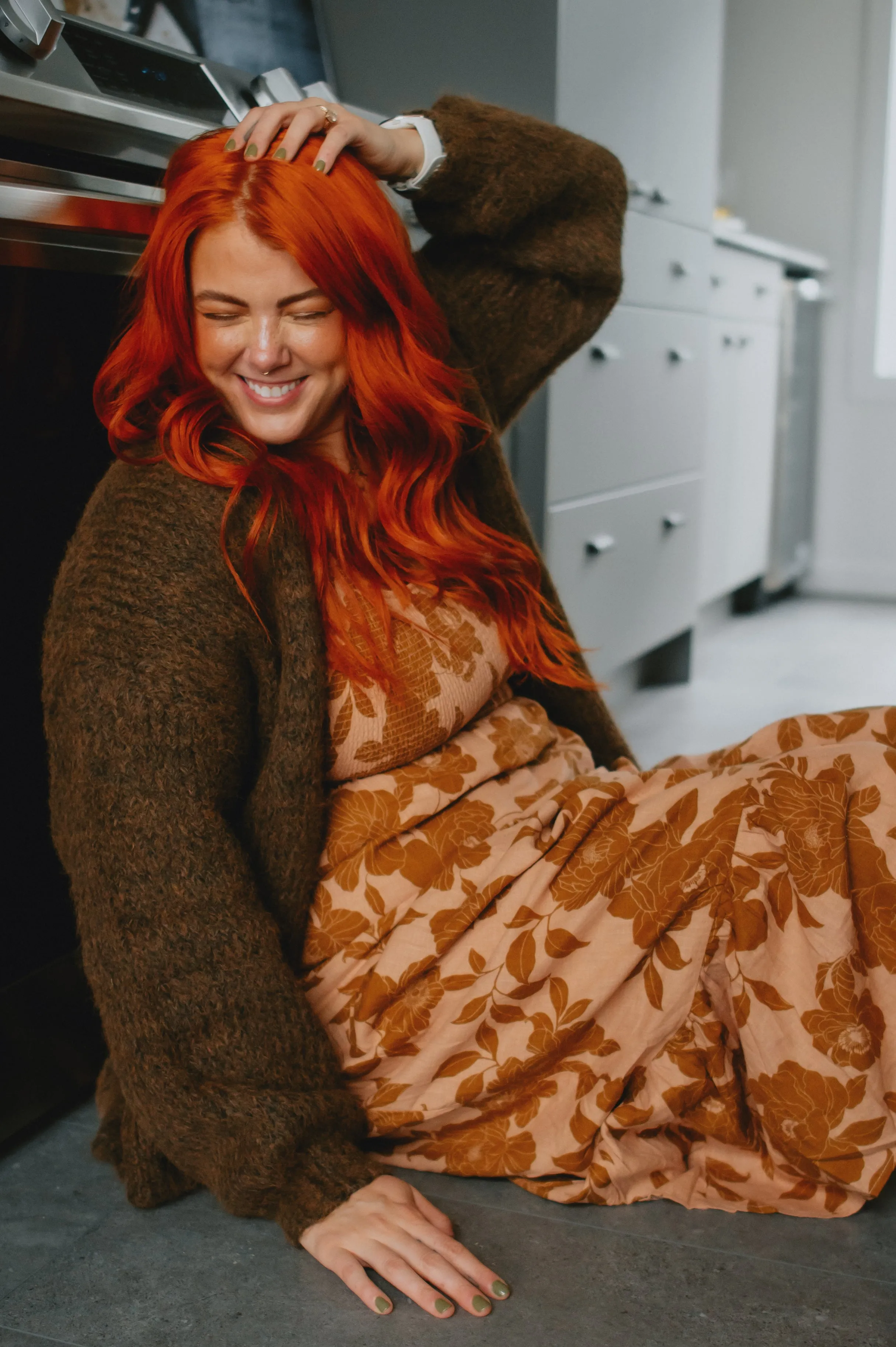 The Marlowe Cardigan x Cutcake - Espresso - PLUS