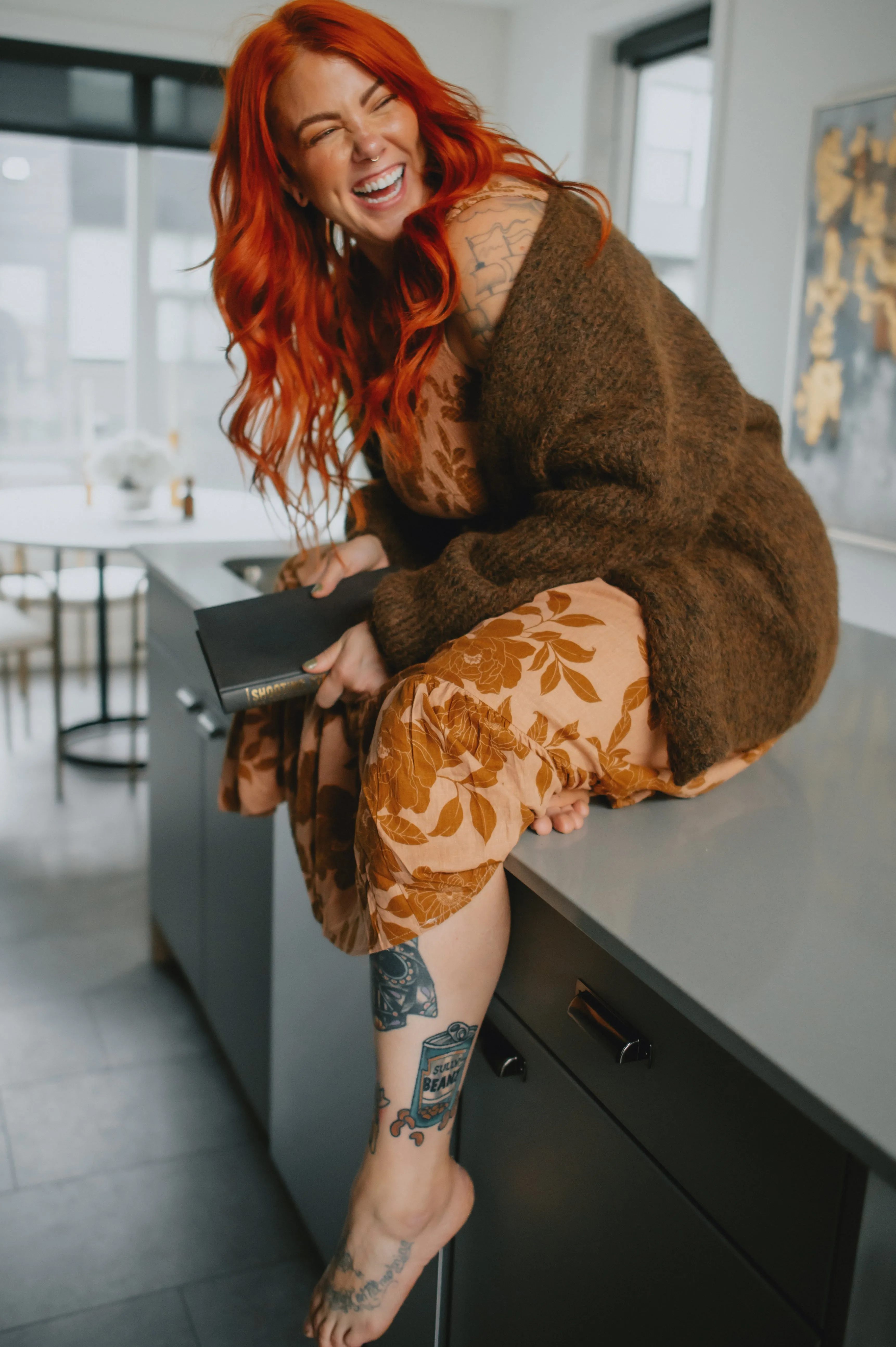 The Marlowe Cardigan x Cutcake - Espresso - PLUS