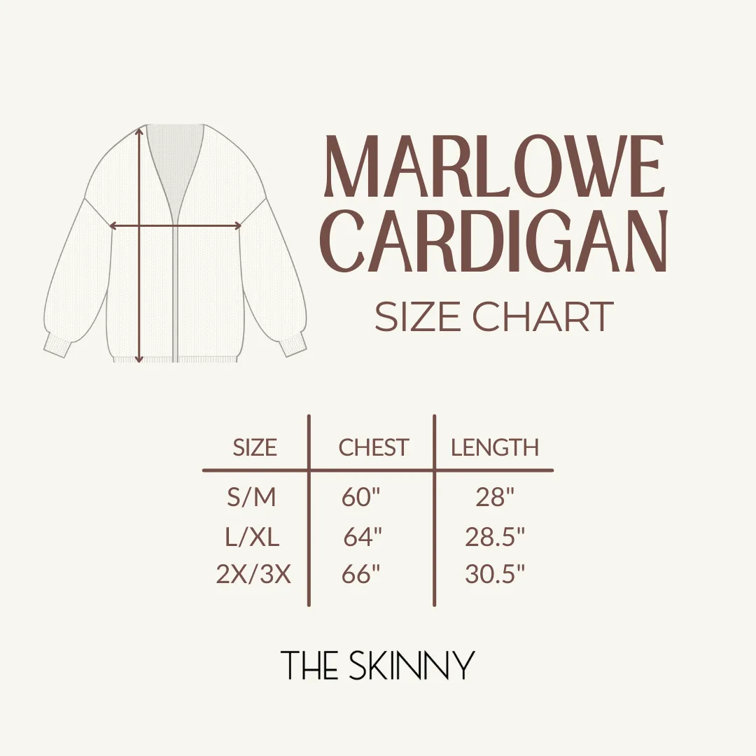 The Marlowe Cardigan x Cutcake - Espresso - PLUS