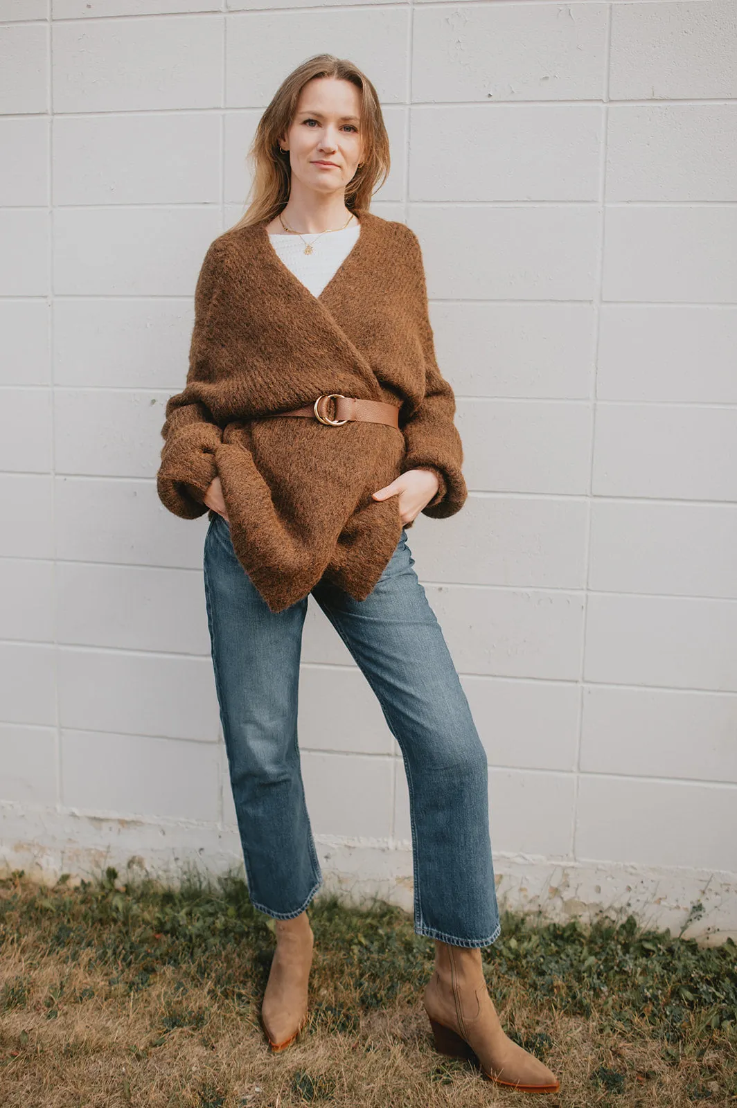 The Marlowe Cardigan x Cutcake - Espresso - PLUS