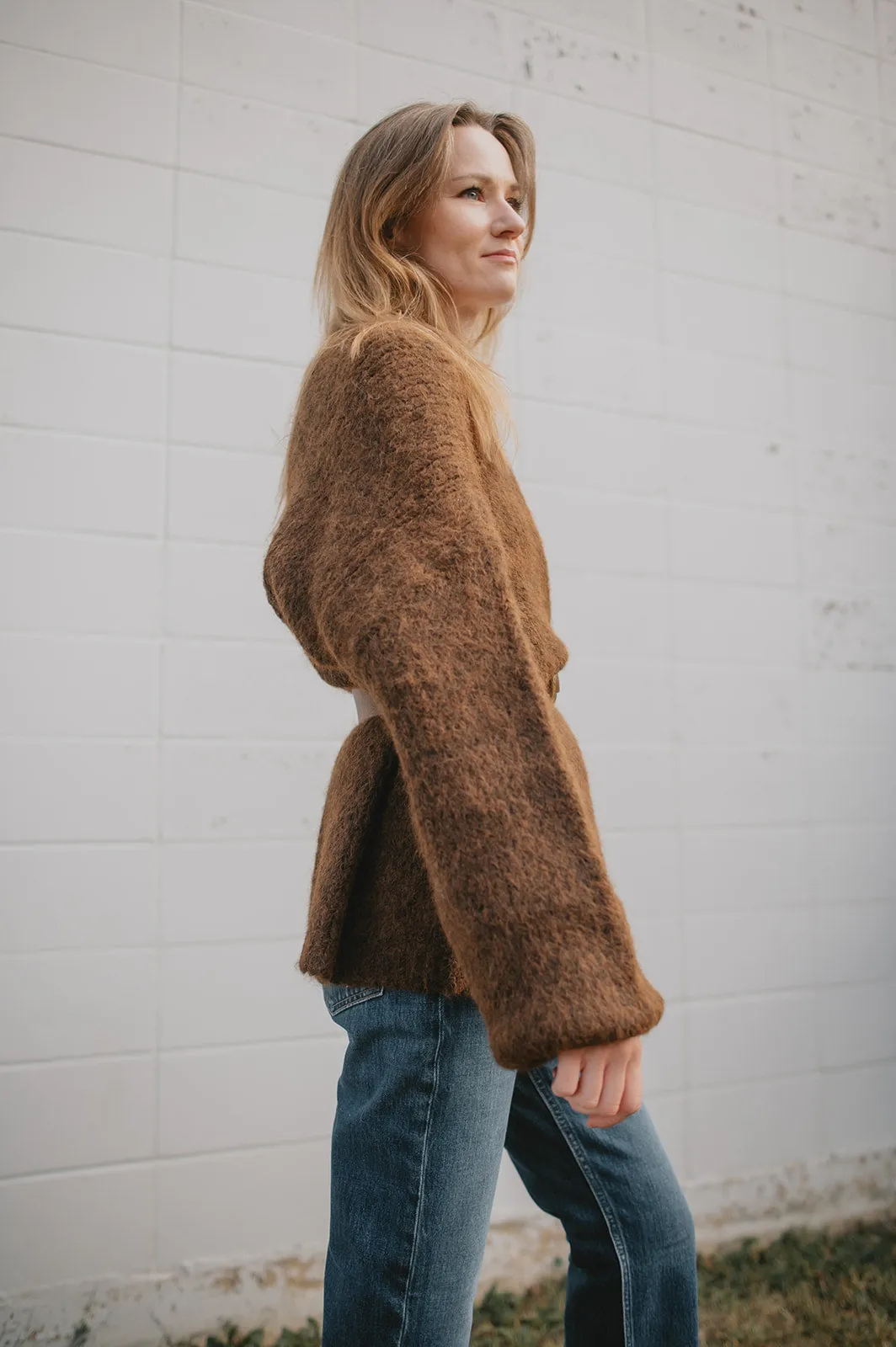 The Marlowe Cardigan x Cutcake - Espresso - PLUS