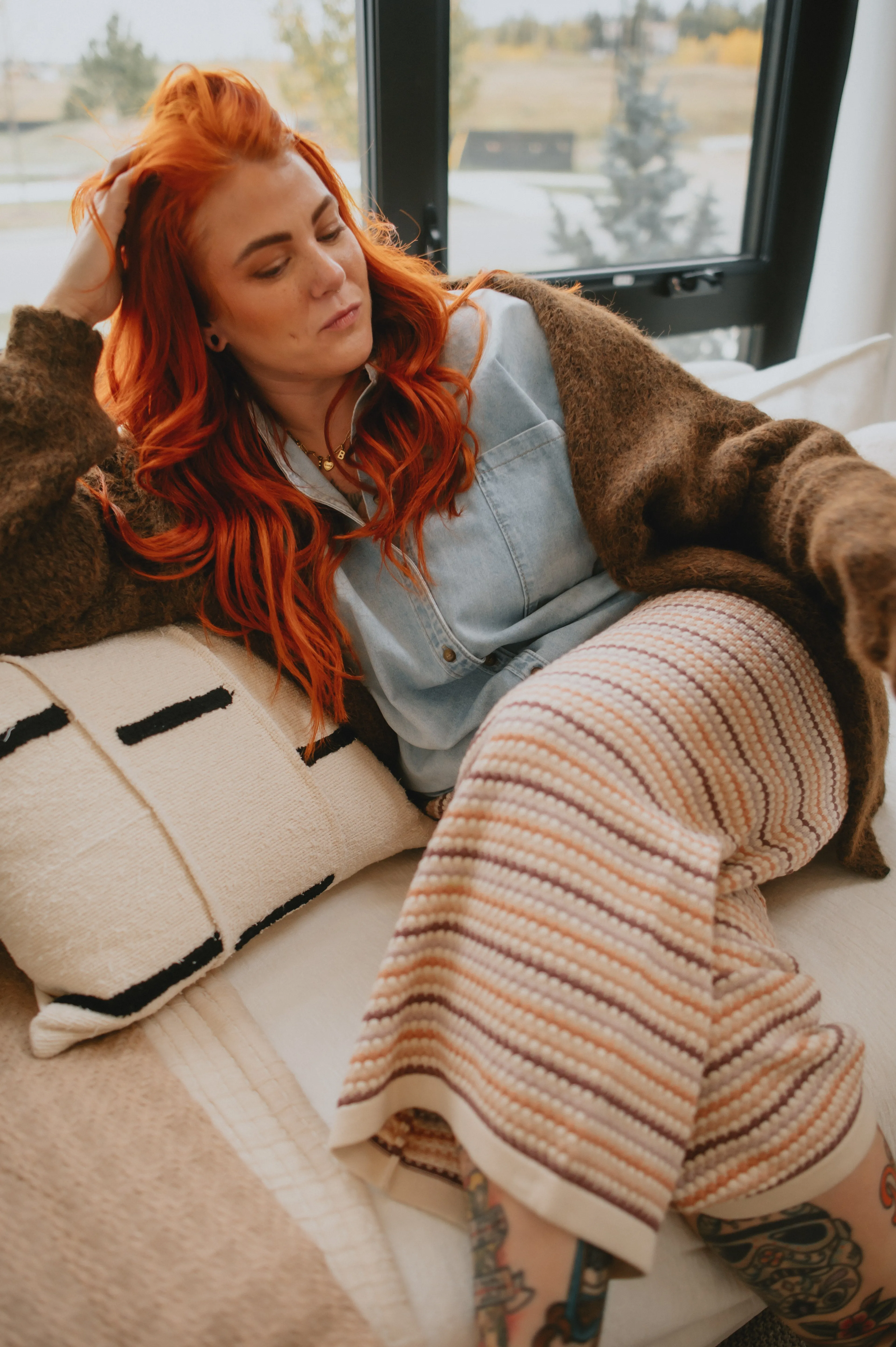 The Marlowe Cardigan x Cutcake - Espresso - PLUS