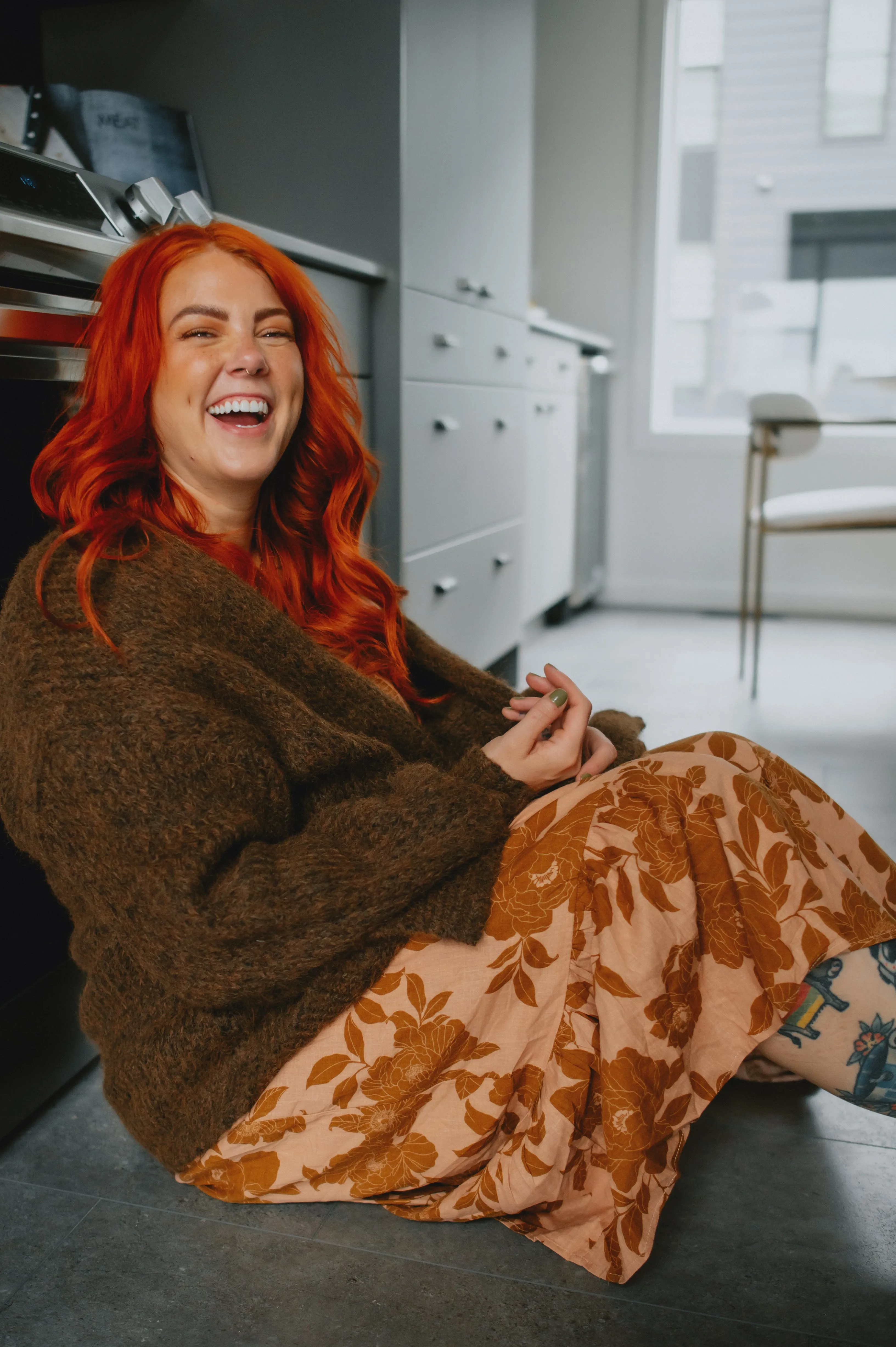 The Marlowe Cardigan x Cutcake - Espresso - PLUS