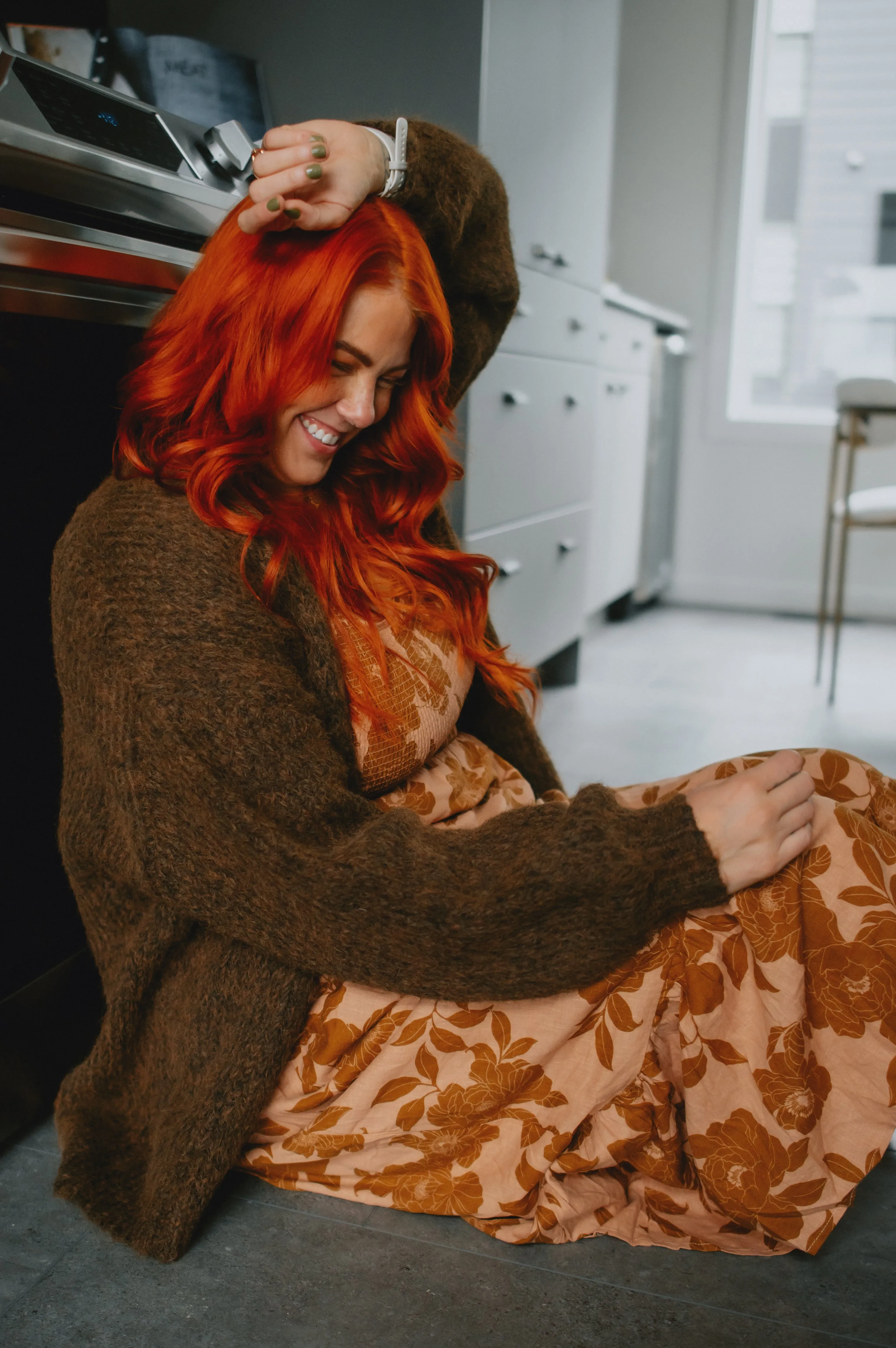 The Marlowe Cardigan x Cutcake - Espresso - PLUS