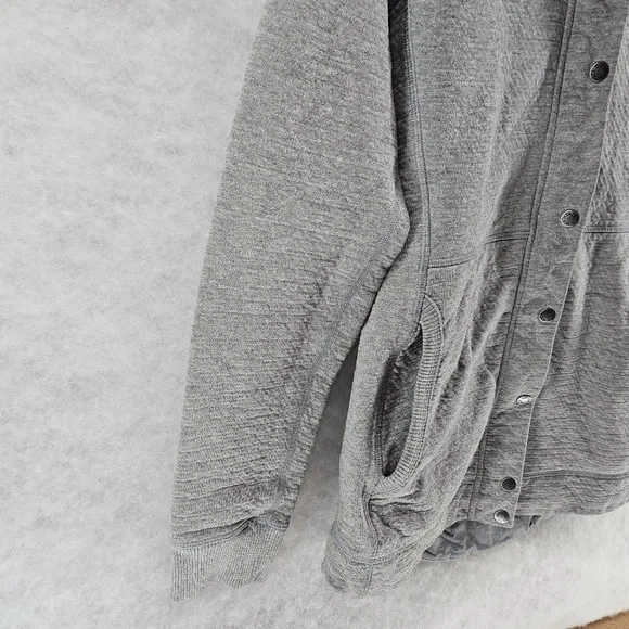 The North Face Jacket Womens Small Heathered Grey Lightweight NF0A3G4 8 EUC
