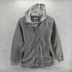The North Face Jacket Womens Small Heathered Grey Lightweight NF0A3G4 8 EUC