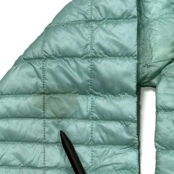The North Face Thermoball Jacket Womens XS Green Puffer Quilted Lightweight