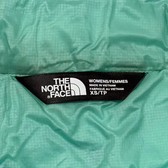 The North Face Thermoball Jacket Womens XS Green Puffer Quilted Lightweight