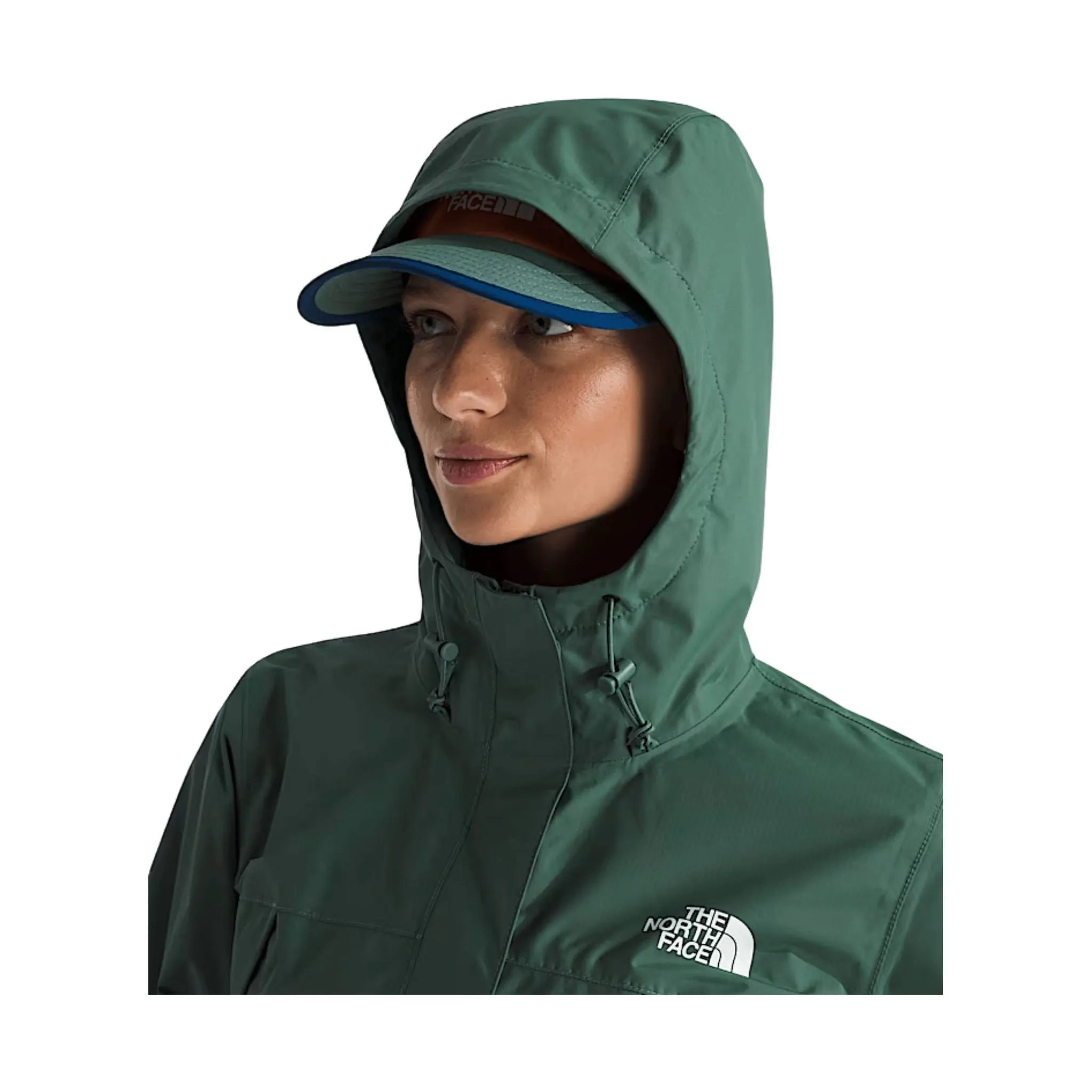 The North Face Women's Antora Rain Jacket - Duck Green