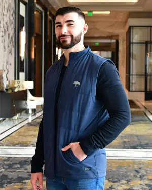 THE POST OAK | Interlude Puffer Vest | Indigo