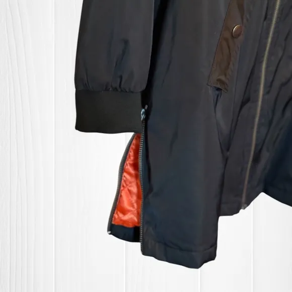 TORRID Long Line Nylon Bomber Jacket