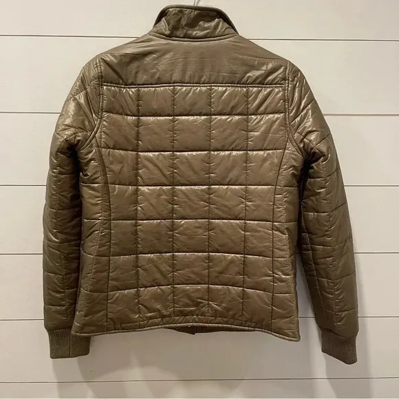 Tory Burch Colin Quilted Bomber Jacket Womens Size Small