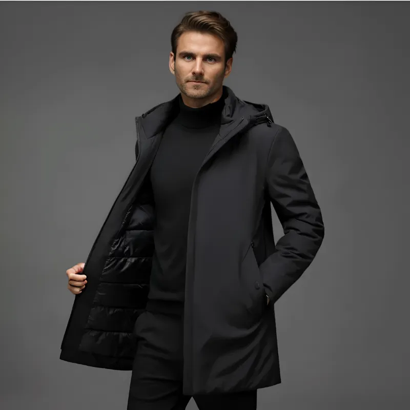 Trendy jacket with hood