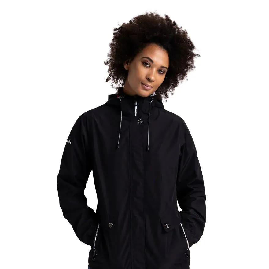 Trespass L Black Flourish Women's Waterproof Jacket