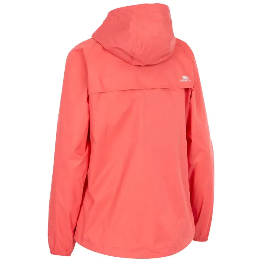 Trespass XL Peach Blush Women's Qikpac Waterproof Jacket