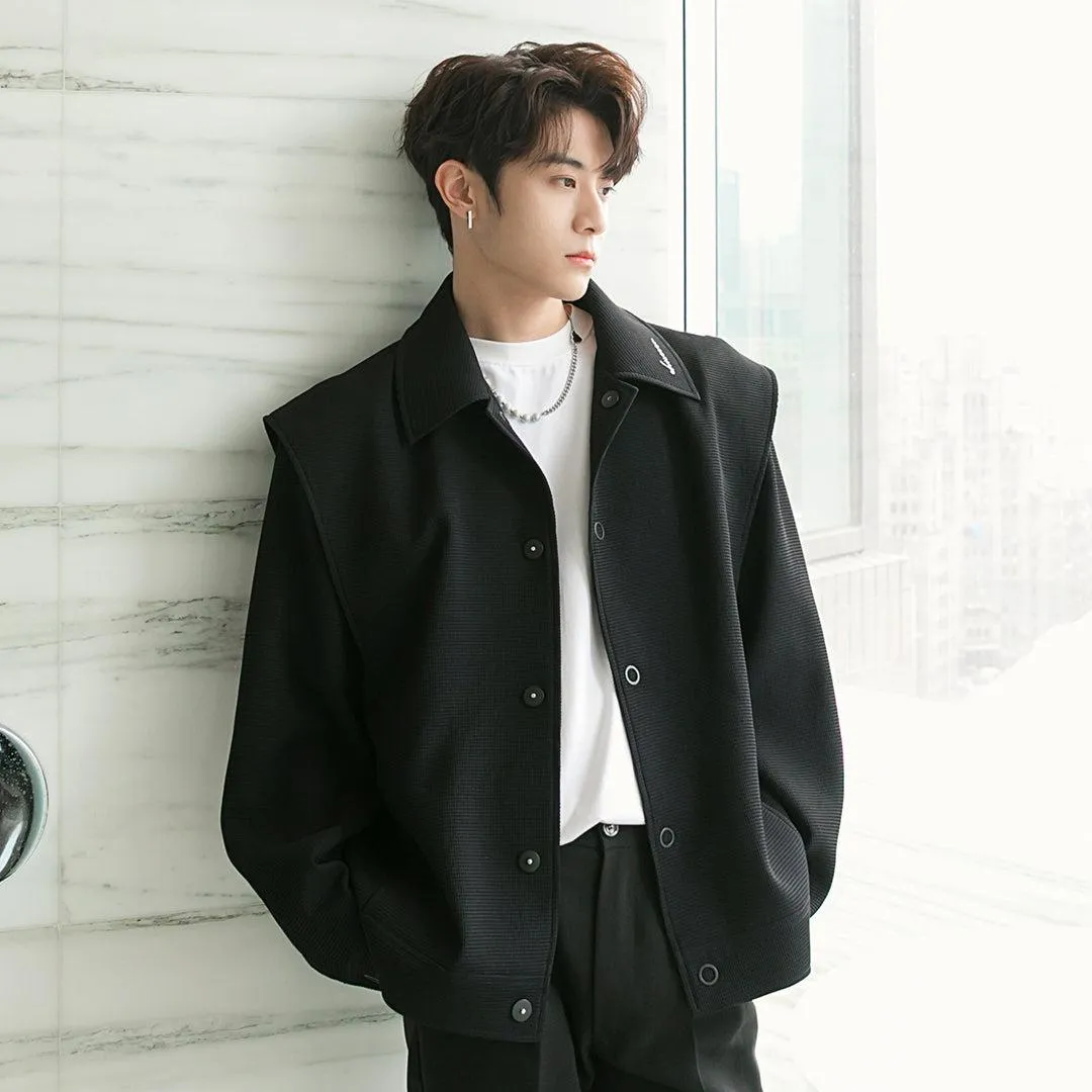 Two-Piece Lapel Button Down Jacket