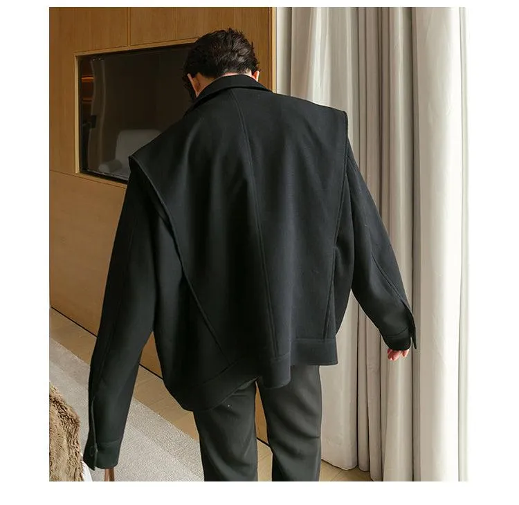 Two-Piece Lapel Button Down Jacket