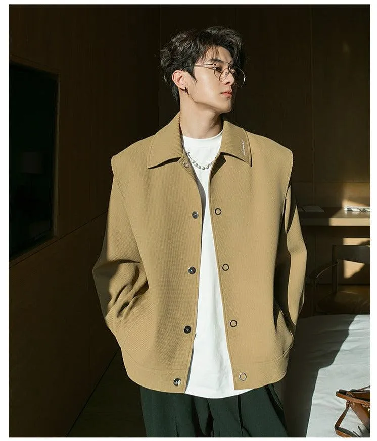 Two-Piece Lapel Button Down Jacket