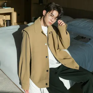 Two-Piece Lapel Button Down Jacket