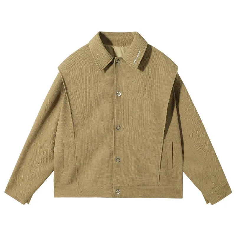 Two-Piece Lapel Button Down Jacket