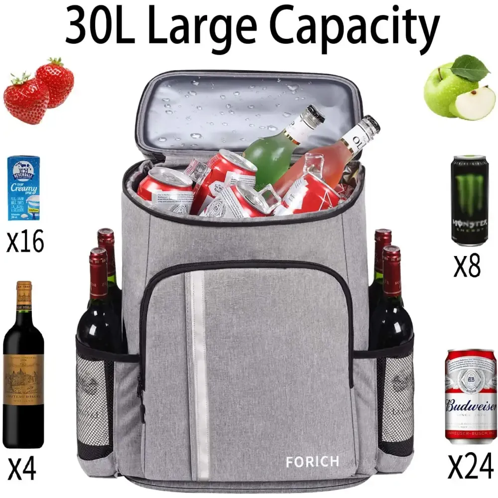 Ultimate Leakproof Insulated Backpack Cooler - Lightweight Waterproof Bag